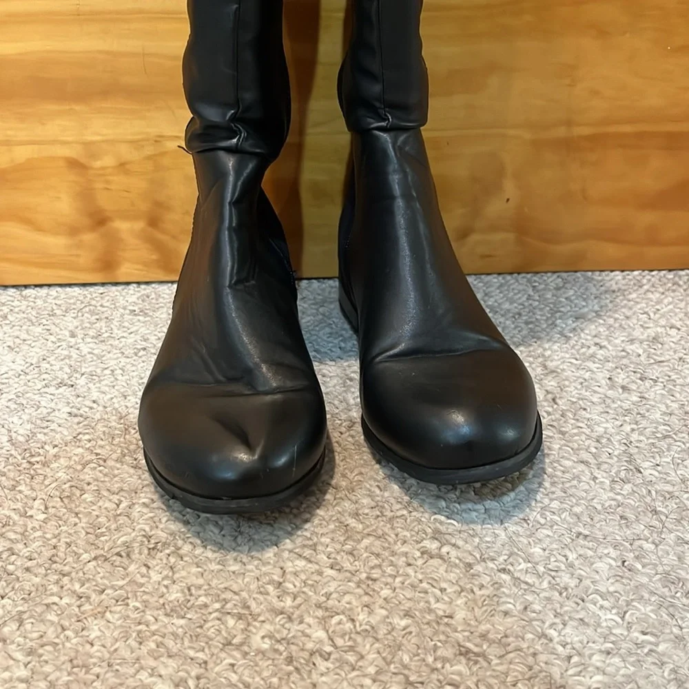 Finley-1 Over the Knee Black Boots - Picture 4 of 6